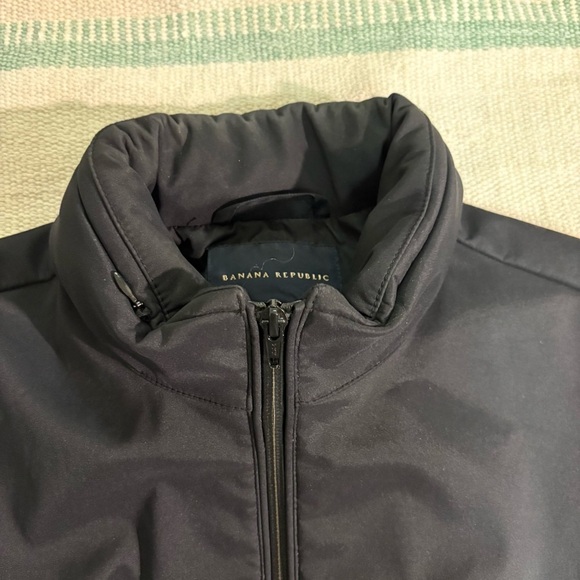 Banana Republic Womens Small Water Resistant Fleece Lined Jacket Coat Rain Hood - Picture 13 of 13